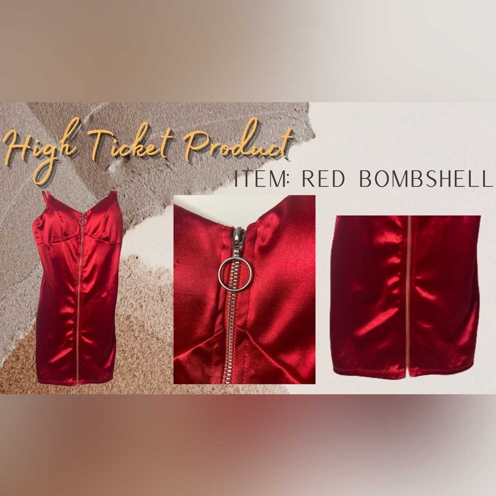 🧯🧨RedBombshell Dress